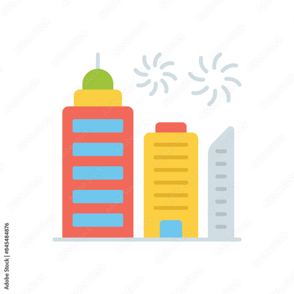 Cityscape vector icon Cityscape vector icon