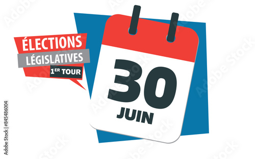 Elections législatives en france - 1er tour 30 juin 2024