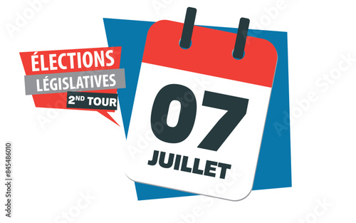 Elections législatives en france - 2eme tour 7 juillet 2024