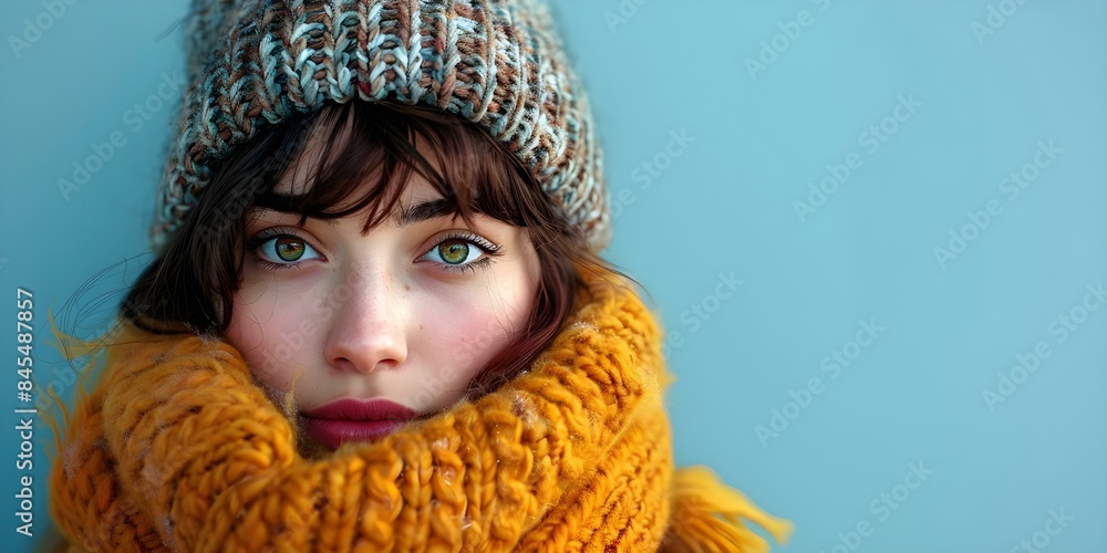 Symptoms of a Cold or Flu Woman with Runny Nose and Nasal Congestion. Concept Common Cold Symptoms, Flu Symptoms, Runny Nose Remedies, Nasal Congestion Relief, Self-care for Colds Symptoms of a Cold or Flu Woman with Runny Nose and Nasal Congestion. Concept Common Cold Symptoms, Flu Symptoms, Runny Nose Remedies, Nasal Congestion Relief, Self-care for Colds
