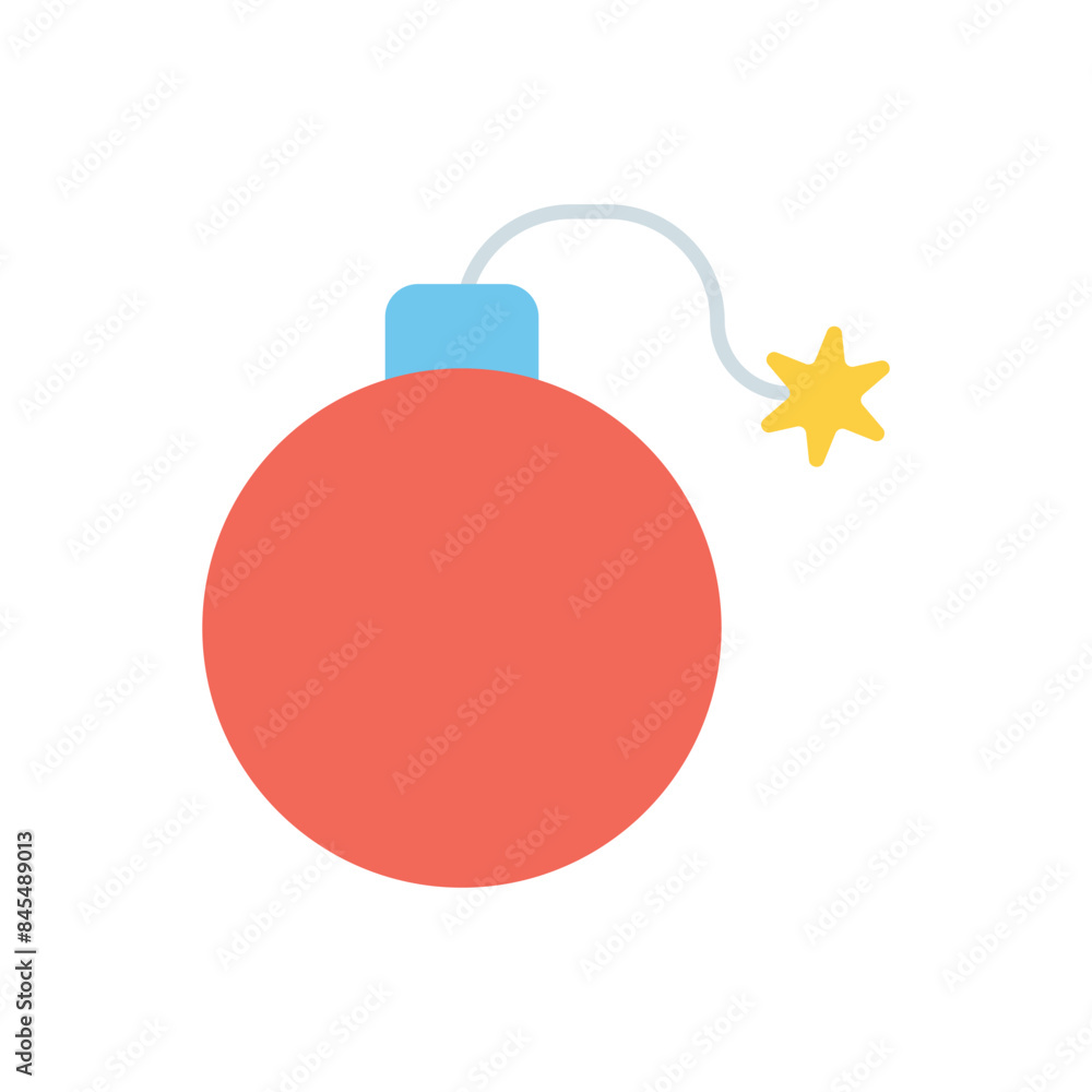 Obraz premium Bomb vector icon