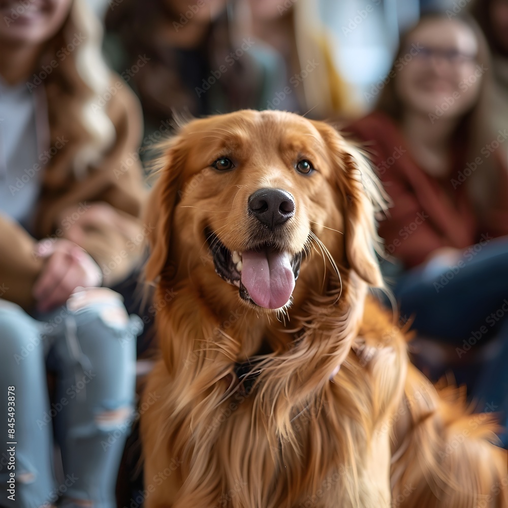 Therapy Dogs Offering Stress Relief at University Exams Therapy Dogs Offering Stress Relief at University Exams