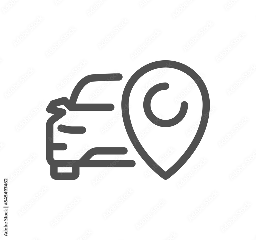 Car related icon outline and linear vector. Car related icon outline and linear vector.