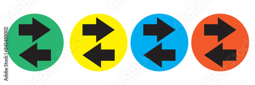 Free Download arrows data transfer icon, exchange arrow icons - Swap icon with two arrows - GFXLoad