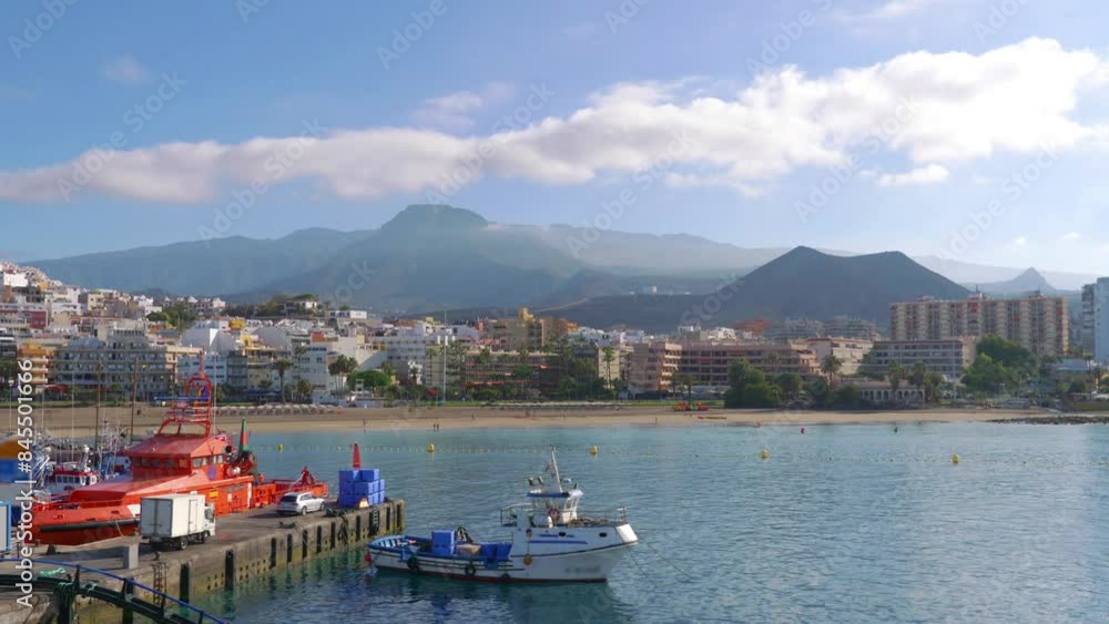 Coastline of Tenerife island in Spain in 4k slow motion 60fps Coastline of Tenerife island in Spain in 4k slow motion 60fps