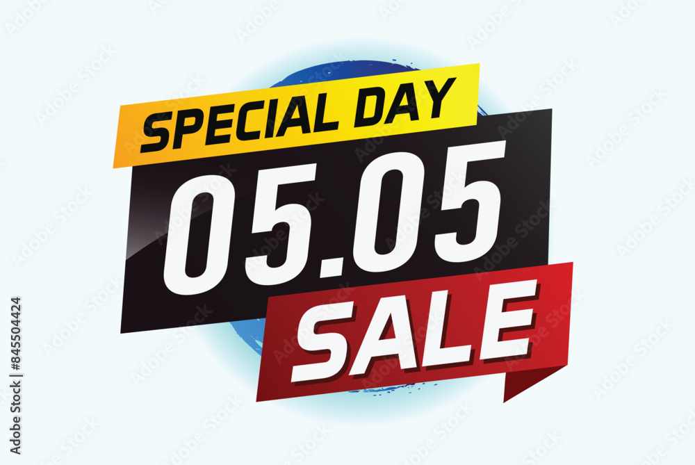 5.5 Special day sale word concept vector illustration with ribbon and 3d style for use landing page, template, ui, web, mobile app, poster, banner, flyer, background, gift card, coupon
5.5 Special day sale word concept vector illustration with ribbon and 3d style for use landing page, template, ui, web, mobile app, poster, banner, flyer, background, gift card, coupon