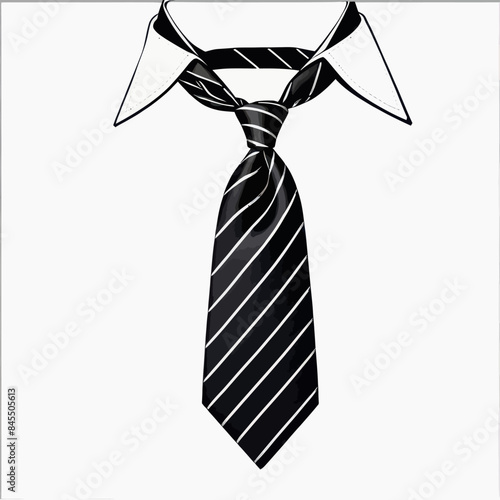 a black and white picture of a tie on a white background