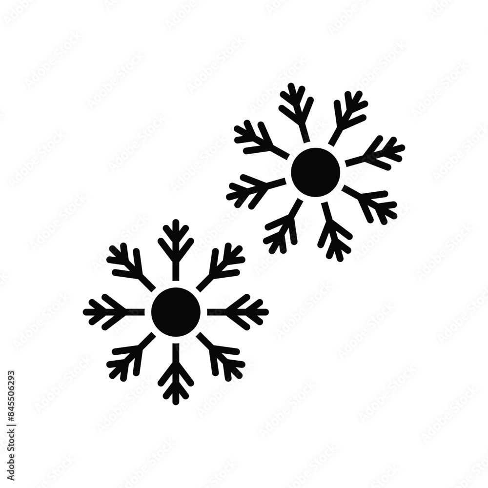 Snowflake vector icon Snowflake vector icon
