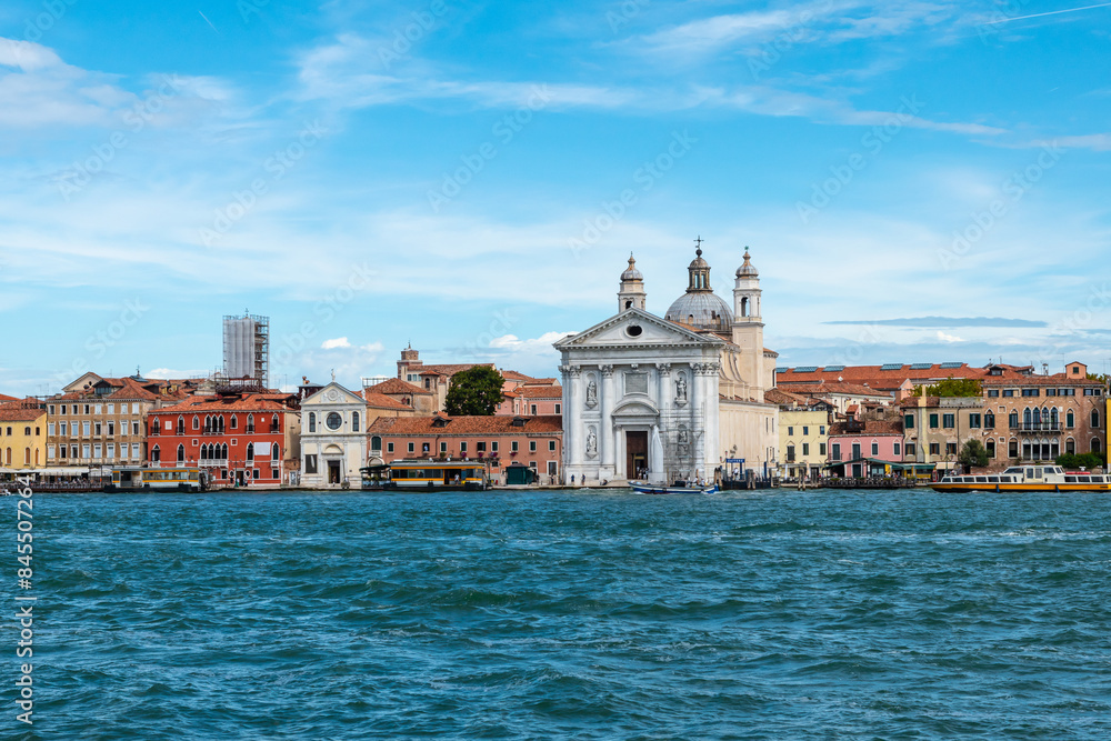 Skyline with Santa Maria del Rosario church, Venice Italy. Skyline with Santa Maria del Rosario church, Venice Italy.