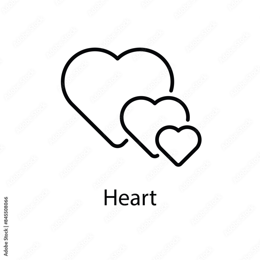 Heart vector icon Heart vector icon