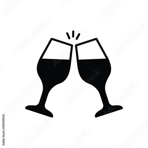 Cheers vector icon
