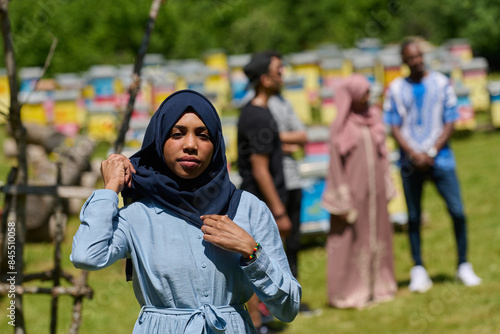 A Journey Through Nature's Beehives with an African American Muslim Woman