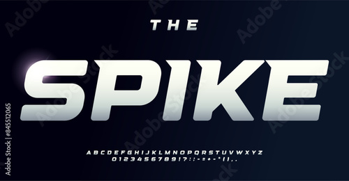 Dynamic automotive alphabet, edgy sans serif letters, modern race font for sharp energetic logos, bold headline, sleek typography, cutting-edge typographic design. Vector typeset.