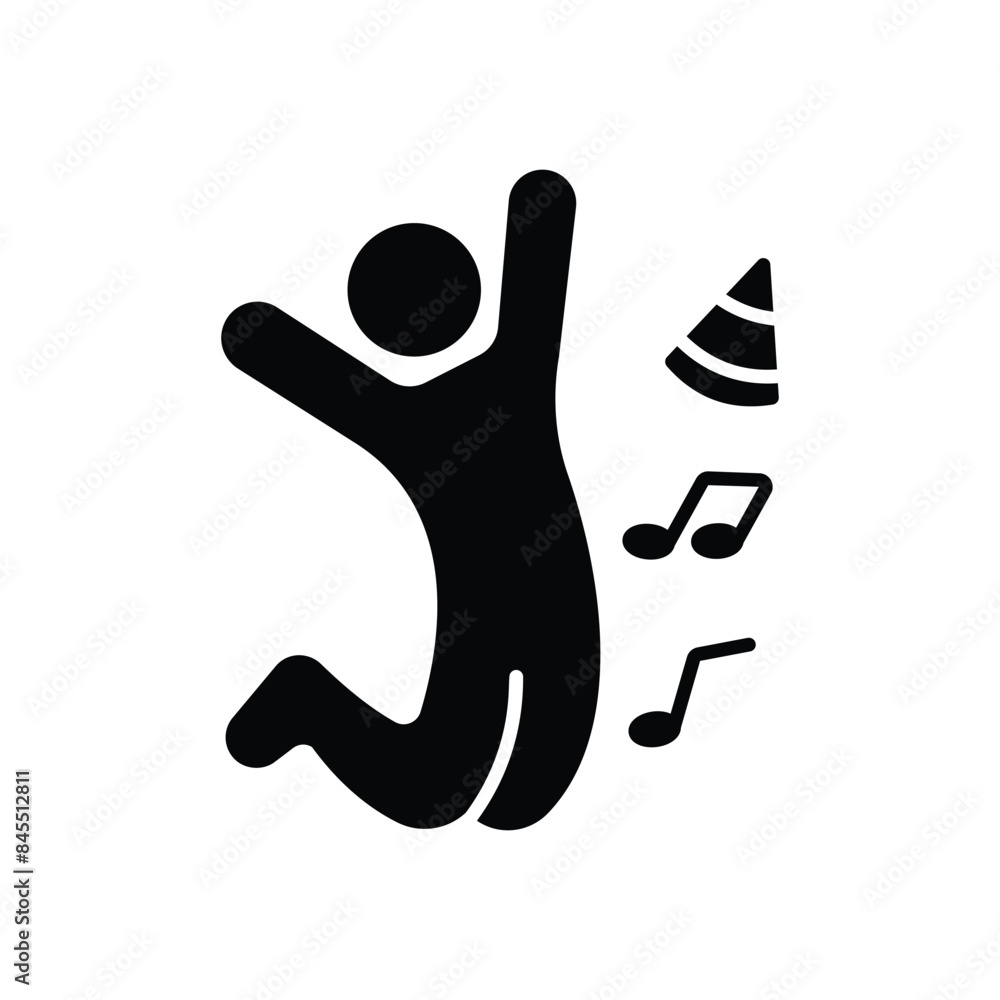 Dance vector icon