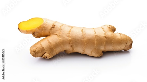 A Single Piece of Fresh Ginger Root photo