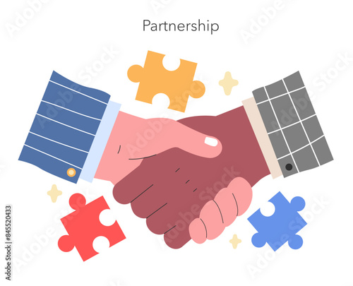 Partnership concept Vector illustration