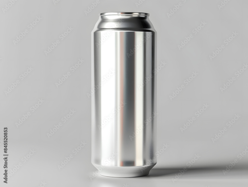 Blank metal soft drink can packaging mockup Blank metal soft drink can packaging mockup