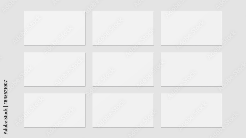 blank business cards composition mockup isolated with light and shadow overlay blank business cards composition mockup isolated with light and shadow overlay