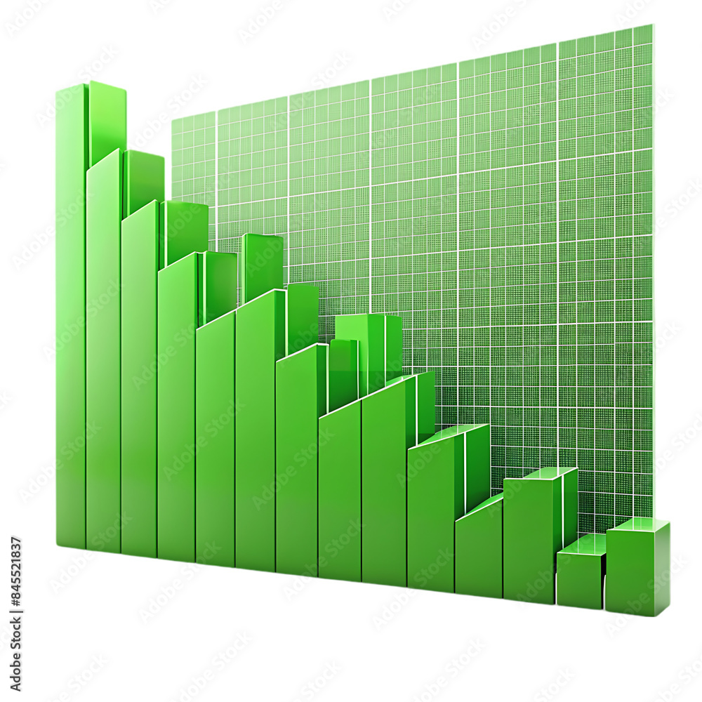 Top view of statistics presentation with arrow Top view of statistics presentation with arrow
