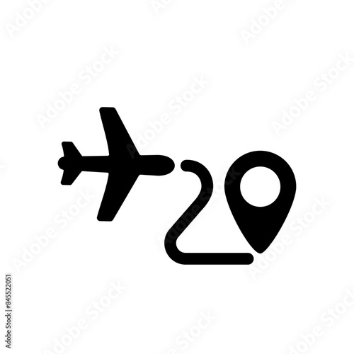 Plane take off icon. plane icon