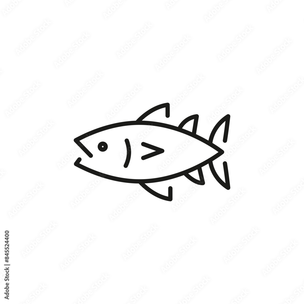 Tuna fish icon. Simple tuna fish icon for social media, app, and web design. Vector illustration. Tuna fish icon. Simple tuna fish icon for social media, app, and web design. Vector illustration.
