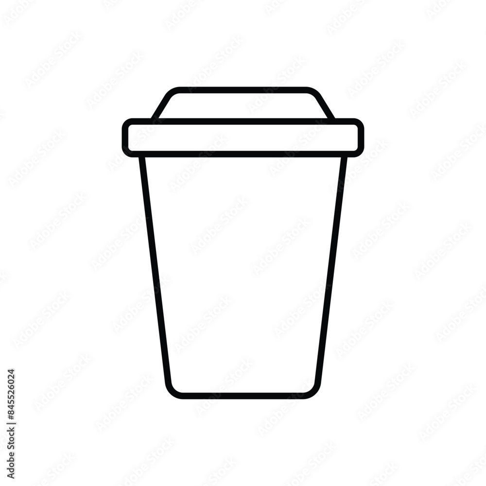 Paper Cup vector icon Paper Cup vector icon