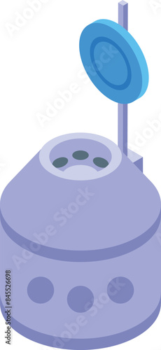 Space capsule is floating in the vast expanse of space, its open hatch revealing a glimpse inside