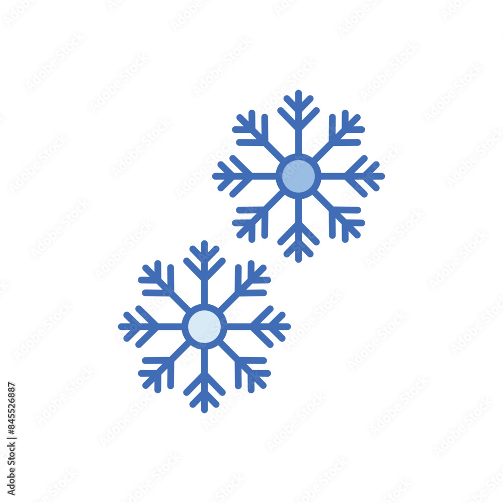 Snowflake vector icon Snowflake vector icon