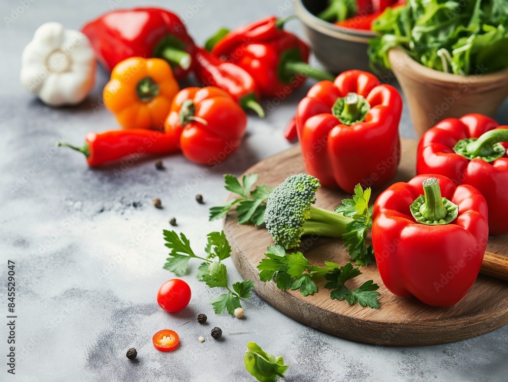 red peppers dishes stuffed with herbs, healthy nutrition red peppers dishes stuffed with herbs, healthy nutrition