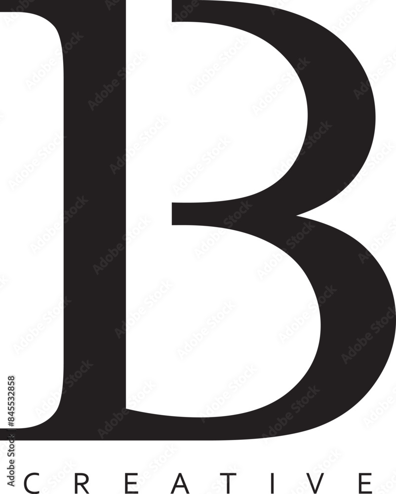 LB or BL letter modern logo design LB or BL letter modern logo design