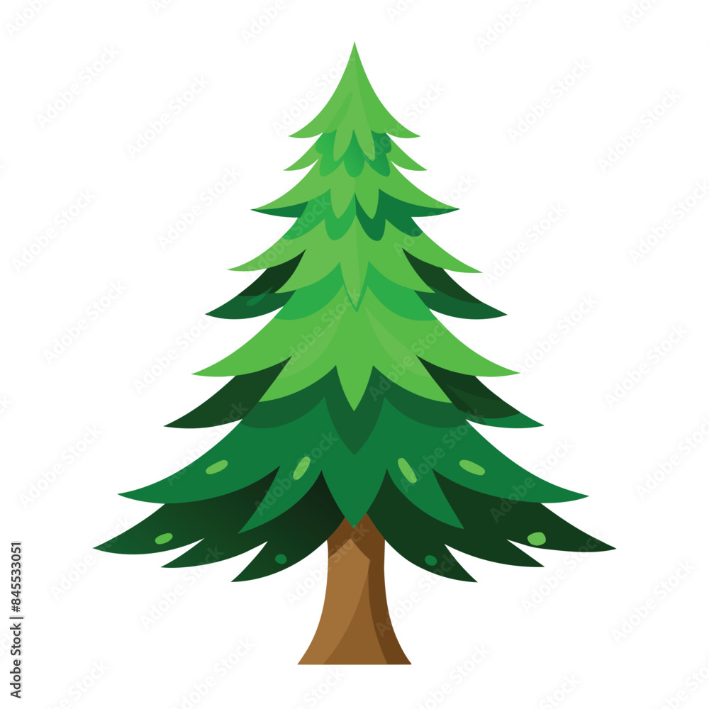 Fototapeta premium green christmas tree