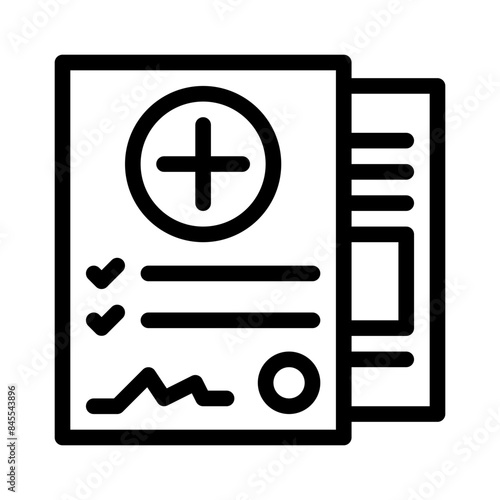 medical check line icon