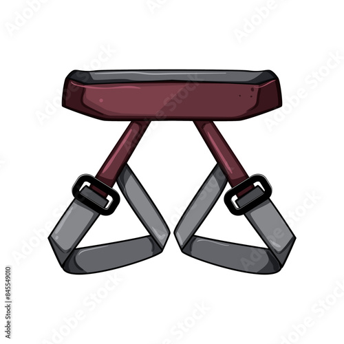 climber climbing harnesses cartoon. equipment rope, work gear, sport risk climber climbing harnesses sign. isolated symbol vector illustration