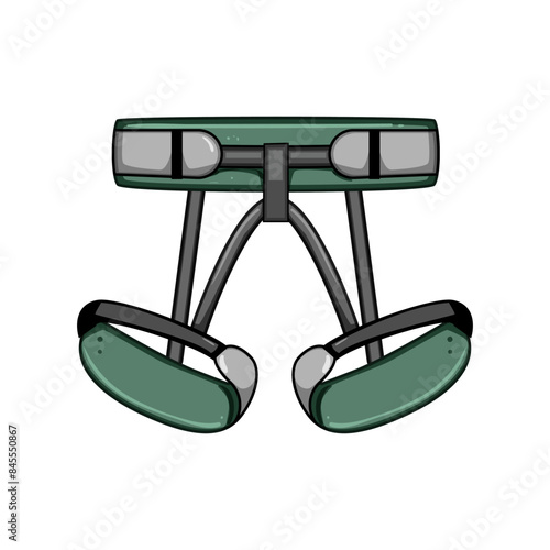 risk climbing harnesses cartoon. belt helmet, industry wall, protection children risk climbing harnesses sign. isolated symbol vector illustration