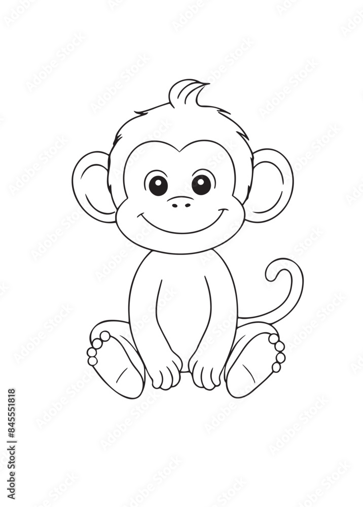 Naklejka premium Animal outline with white background 