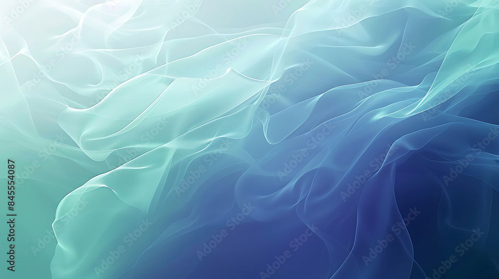 Elegant Aqua and Blue Fluid Abstract Elegant Aqua and Blue Fluid Abstract