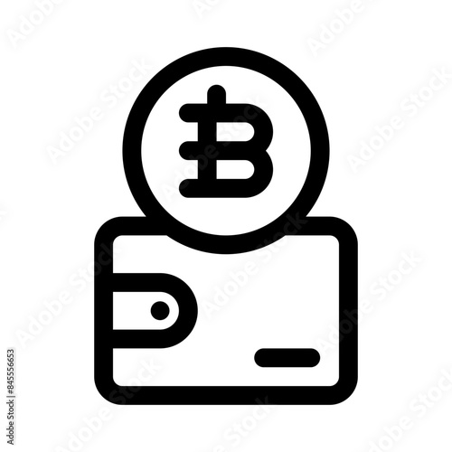 wallet line icon