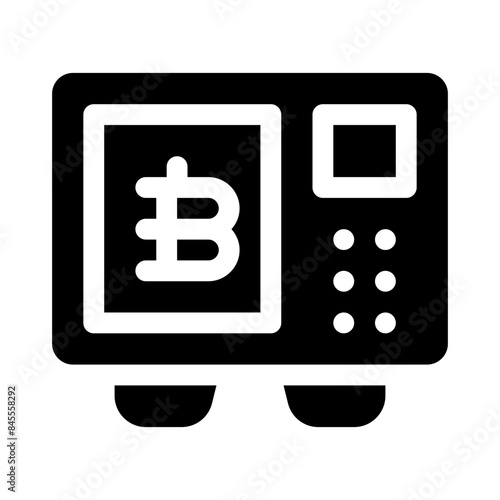 safebox glyph icon