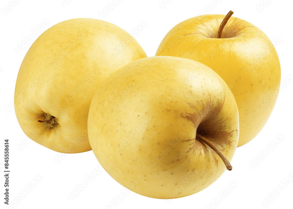 yellow Apple isolated on white background, full depth of field yellow Apple isolated on white background, full depth of field