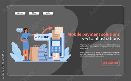 Mobile Payment Solutions. Seamless online transactions and digital checkout processes.