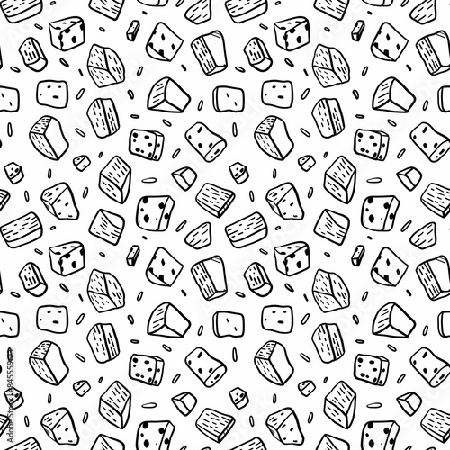 seamless doodle pattern