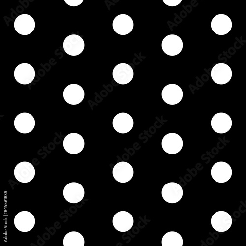 black and white dots