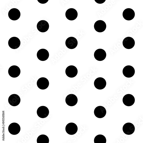 black and white dots
