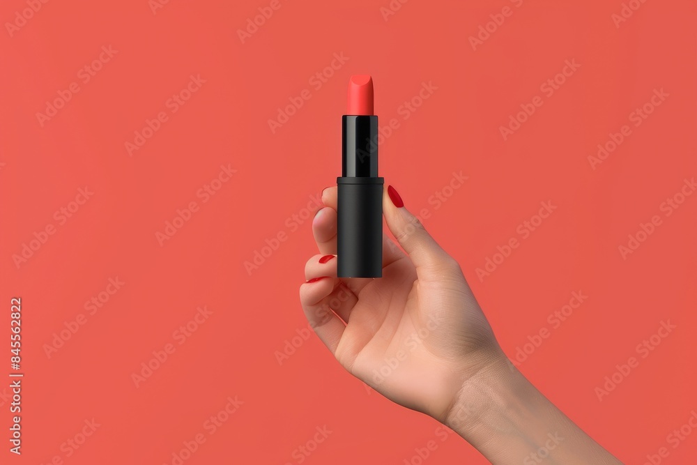 Chic Lipstick Display: Hand Model Shot Chic Lipstick Display: Hand Model Shot