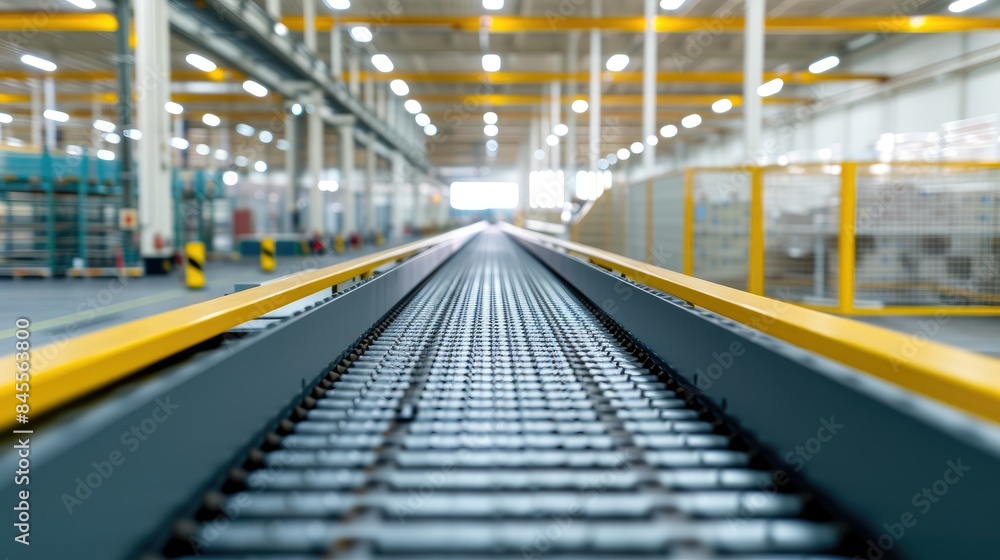Deserted Distribution Center Conveyor Deserted Distribution Center Conveyor