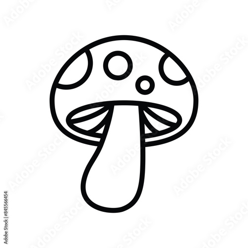 mushroom icon vector design template simple and clean