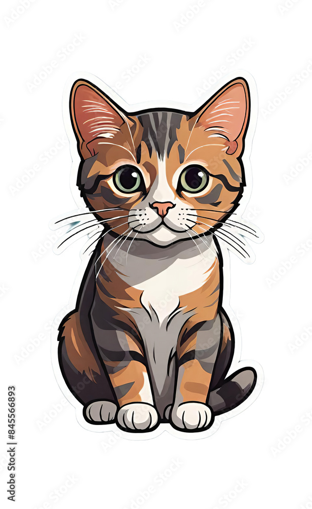 Domestic Shorthair cute little cat Domestic Shorthair cute little cat