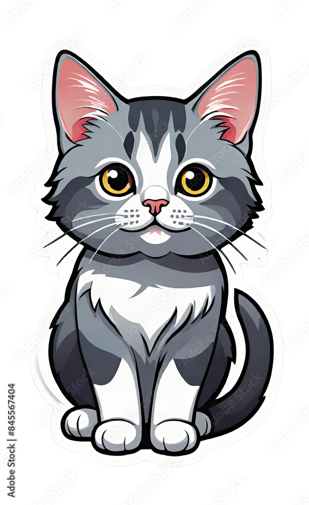 Domestic Shorthair cute little cat Domestic Shorthair cute little cat