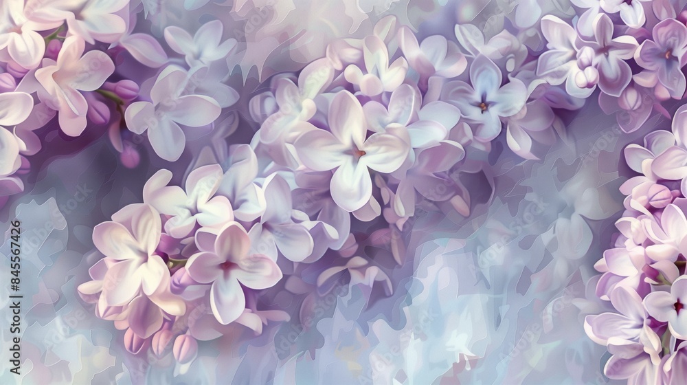 Soft pastel floral background with a dreamy blend of purple hues. Soft pastel floral background with a dreamy blend of purple hues.