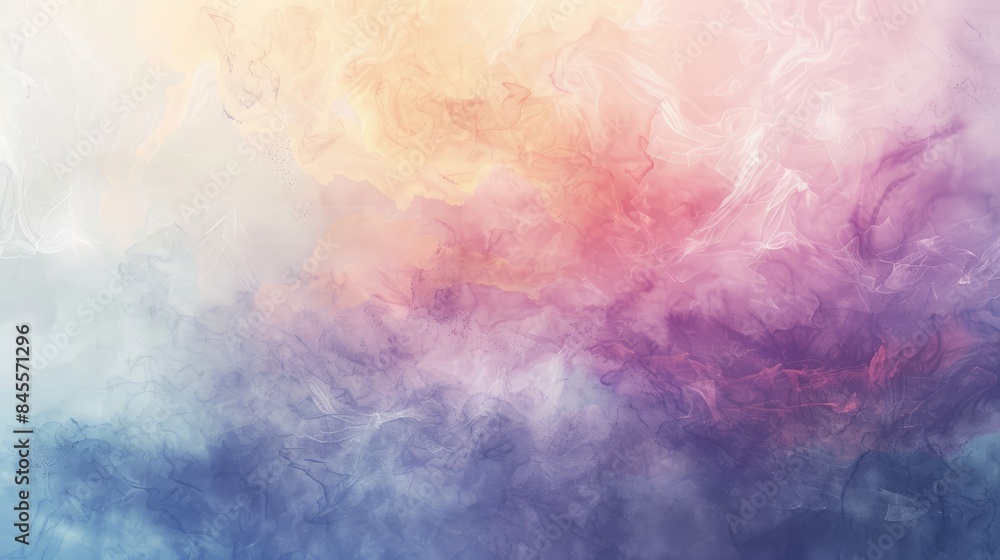 Fototapeta premium Abstract bohemian background with soft colors and few, simple patterns